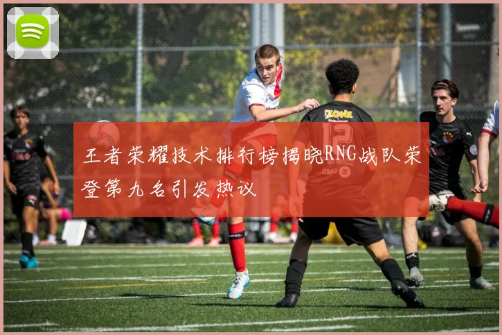 王者荣耀技术排行榜揭晓RNG战队荣登第九名引发热议