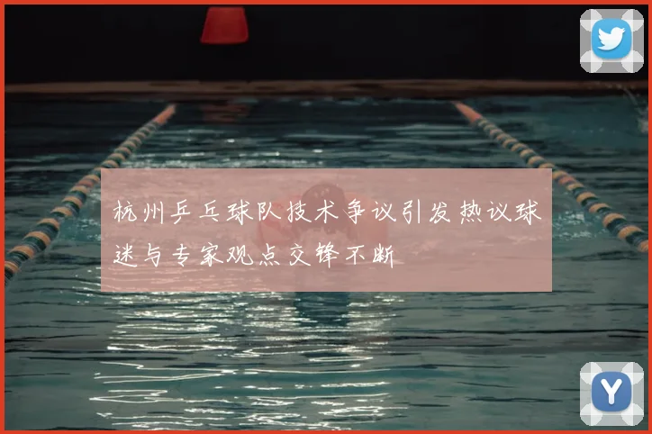 杭州乒乓球队技术争议引发热议球迷与专家观点交锋不断